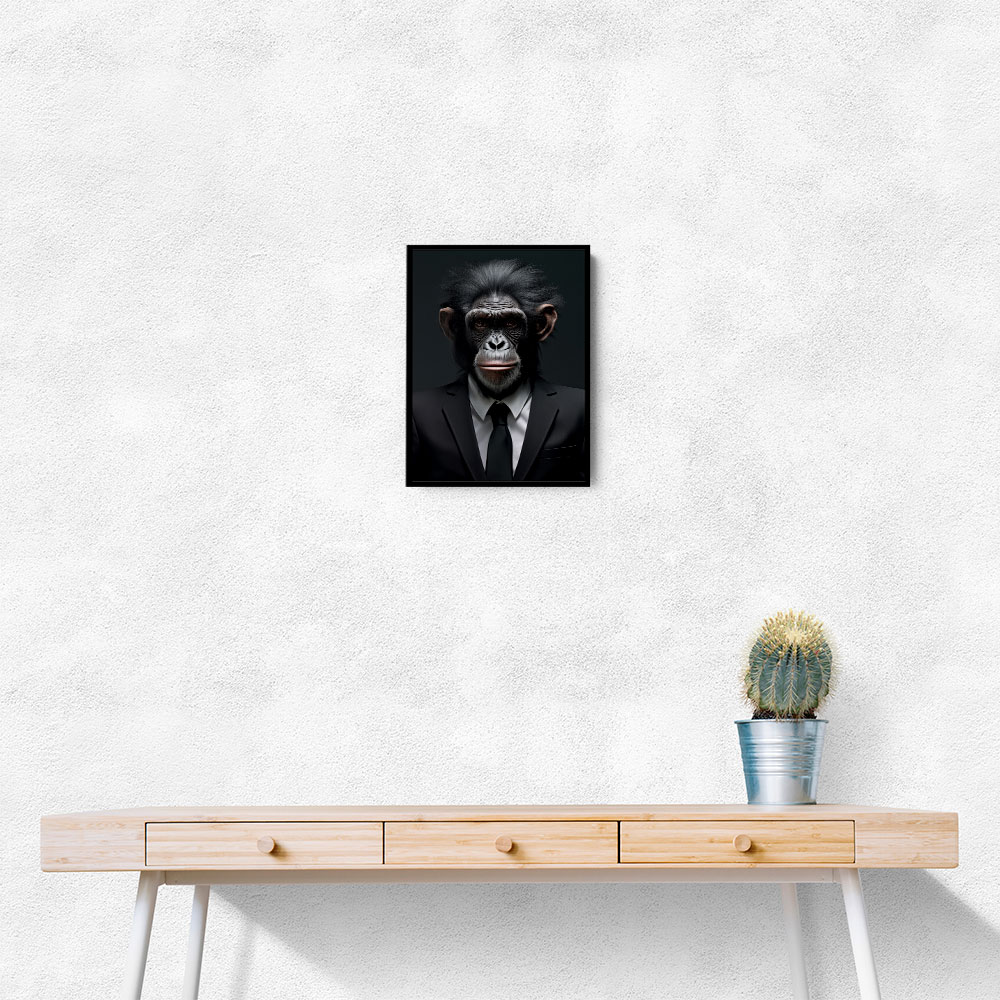 Formal Chimp Wall Art