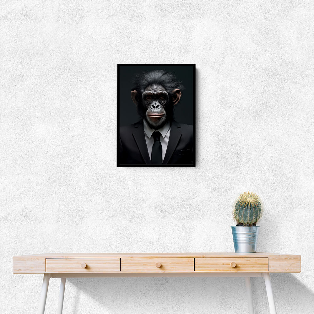 Formal Chimp Wall Art