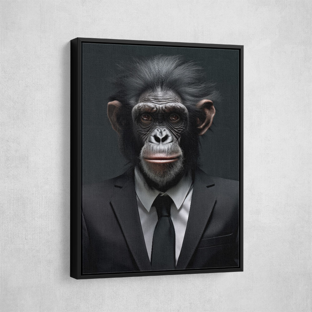 Formal Chimp Wall Art