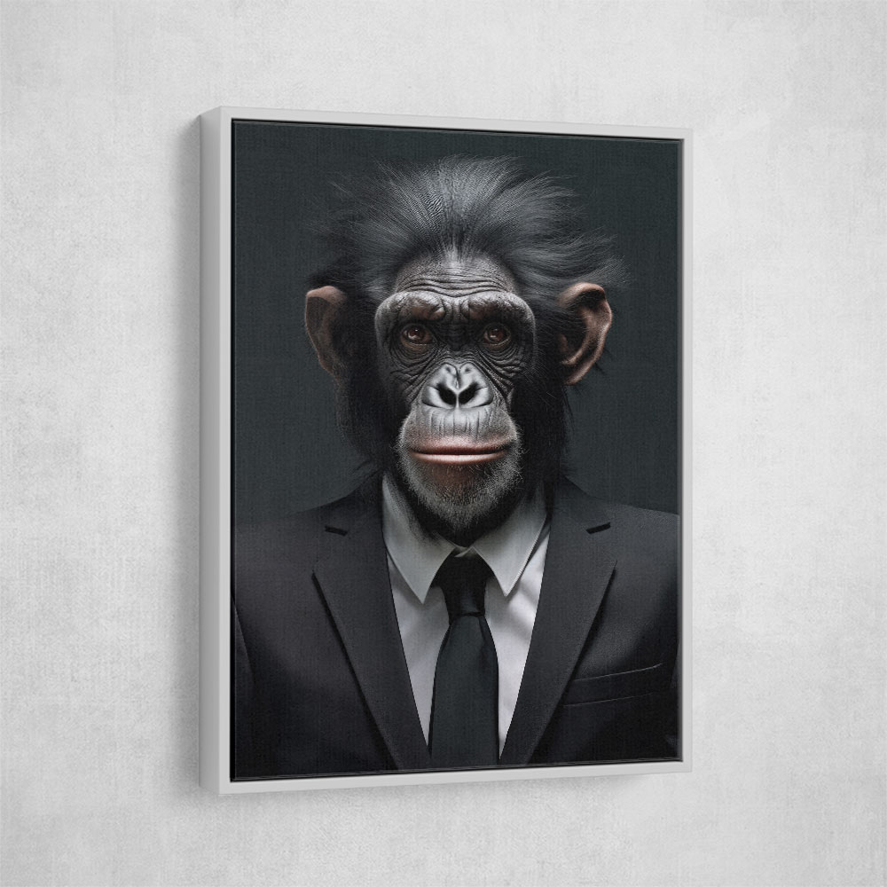 Formal Chimp Wall Art