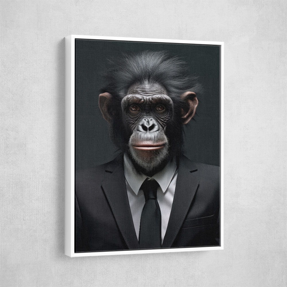 Formal Chimp Wall Art