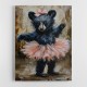 Baby Black Bear Dancing in a Tutu