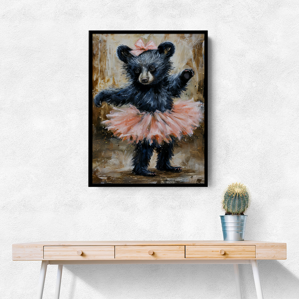 Baby Black Bear Dancing in a Tutu