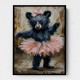 Baby Black Bear Dancing in a Tutu