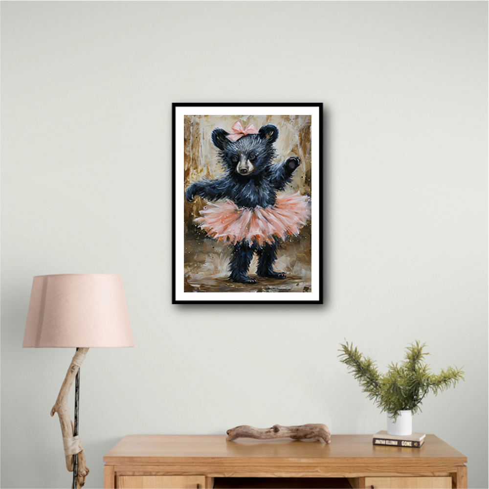 Baby Black Bear Dancing in a Tutu