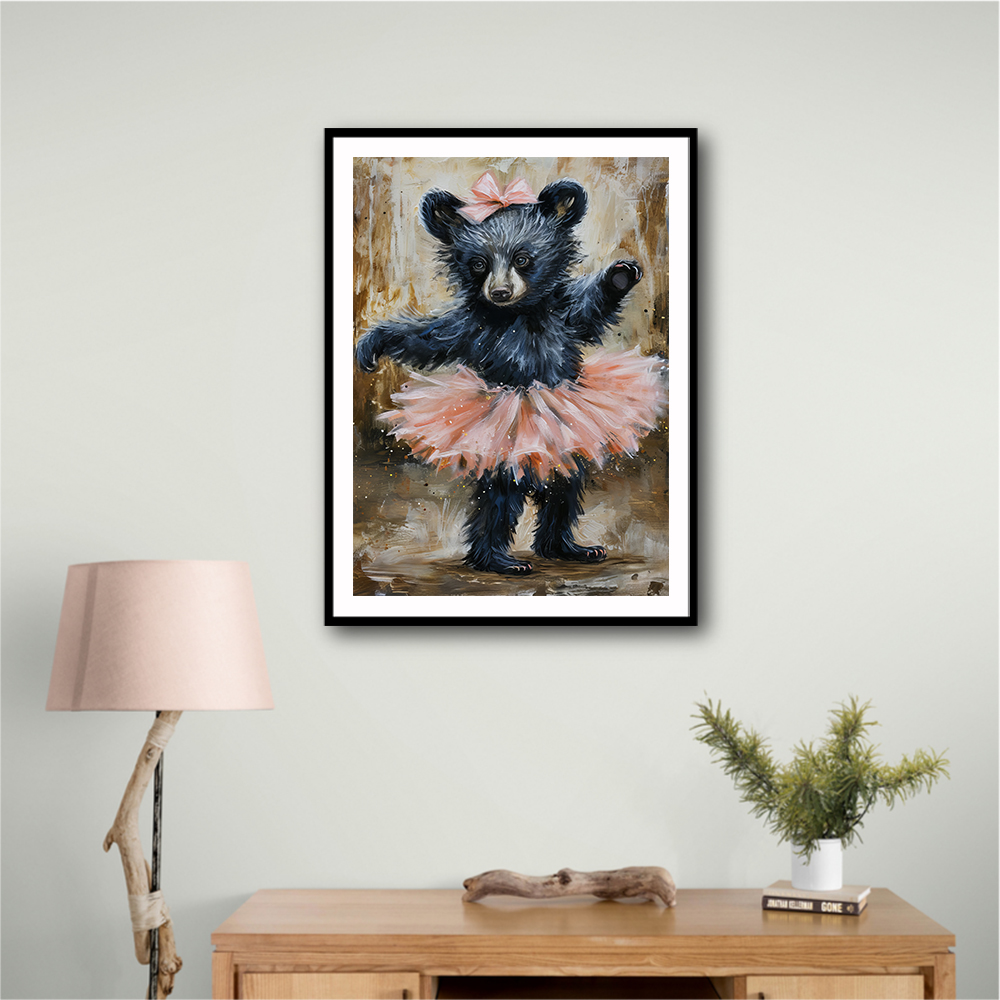 Baby Black Bear Dancing in a Tutu