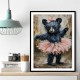 Baby Black Bear Dancing in a Tutu