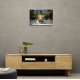 White Tiger Swimming Wall Art