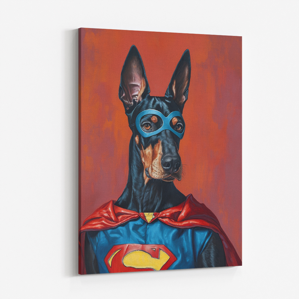 Doberman Superhero