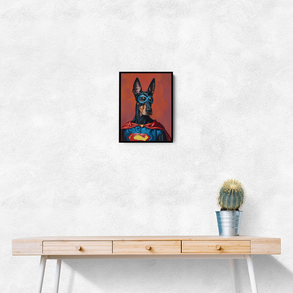 Doberman Superhero