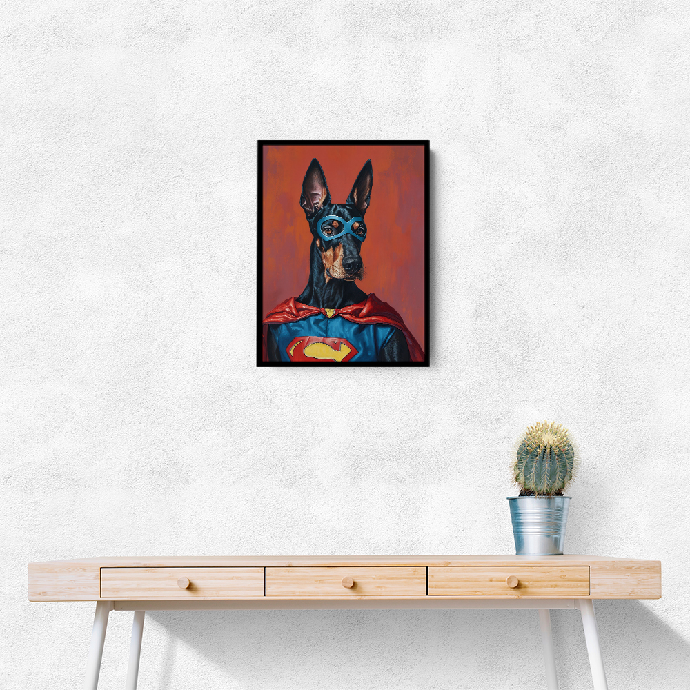 Doberman Superhero