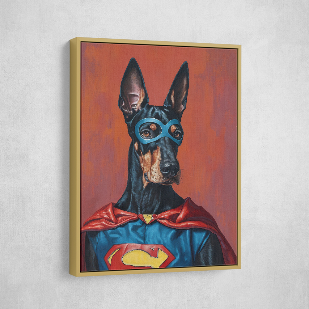 Doberman Superhero