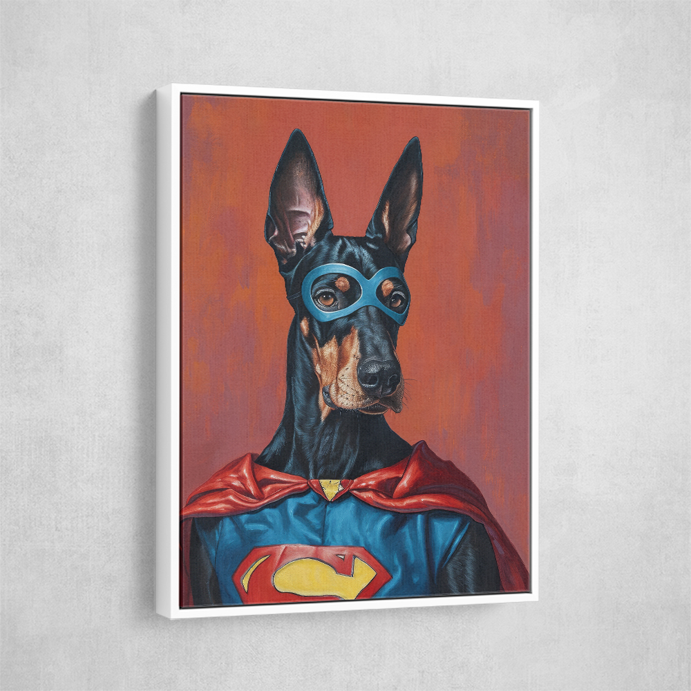 Doberman Superhero