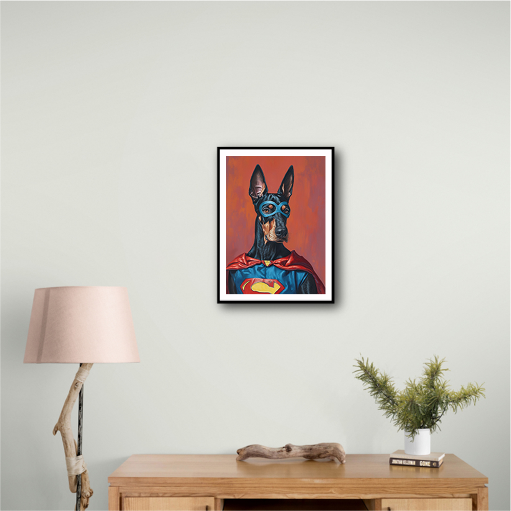 Doberman Superhero