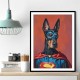 Doberman Superhero