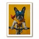 French Bulldog Superhero Cycling