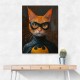 Ginger Cat Batman Superhero