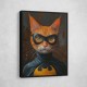 Ginger Cat Batman Superhero