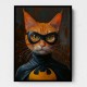 Ginger Cat Batman Superhero