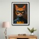 Ginger Cat Batman Superhero