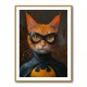 Ginger Cat Batman Superhero