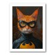 Ginger Cat Batman Superhero