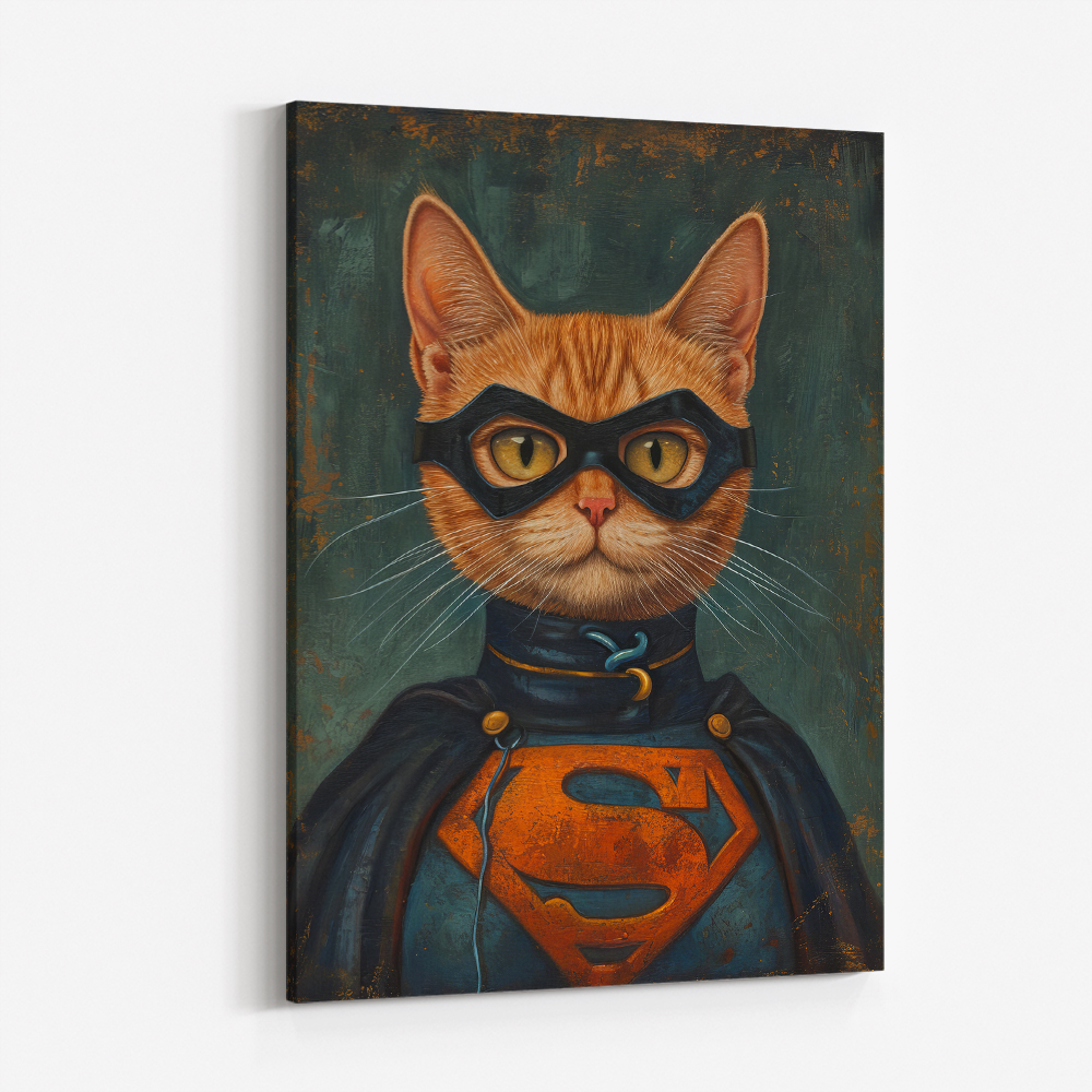 Superman Ginger Cat