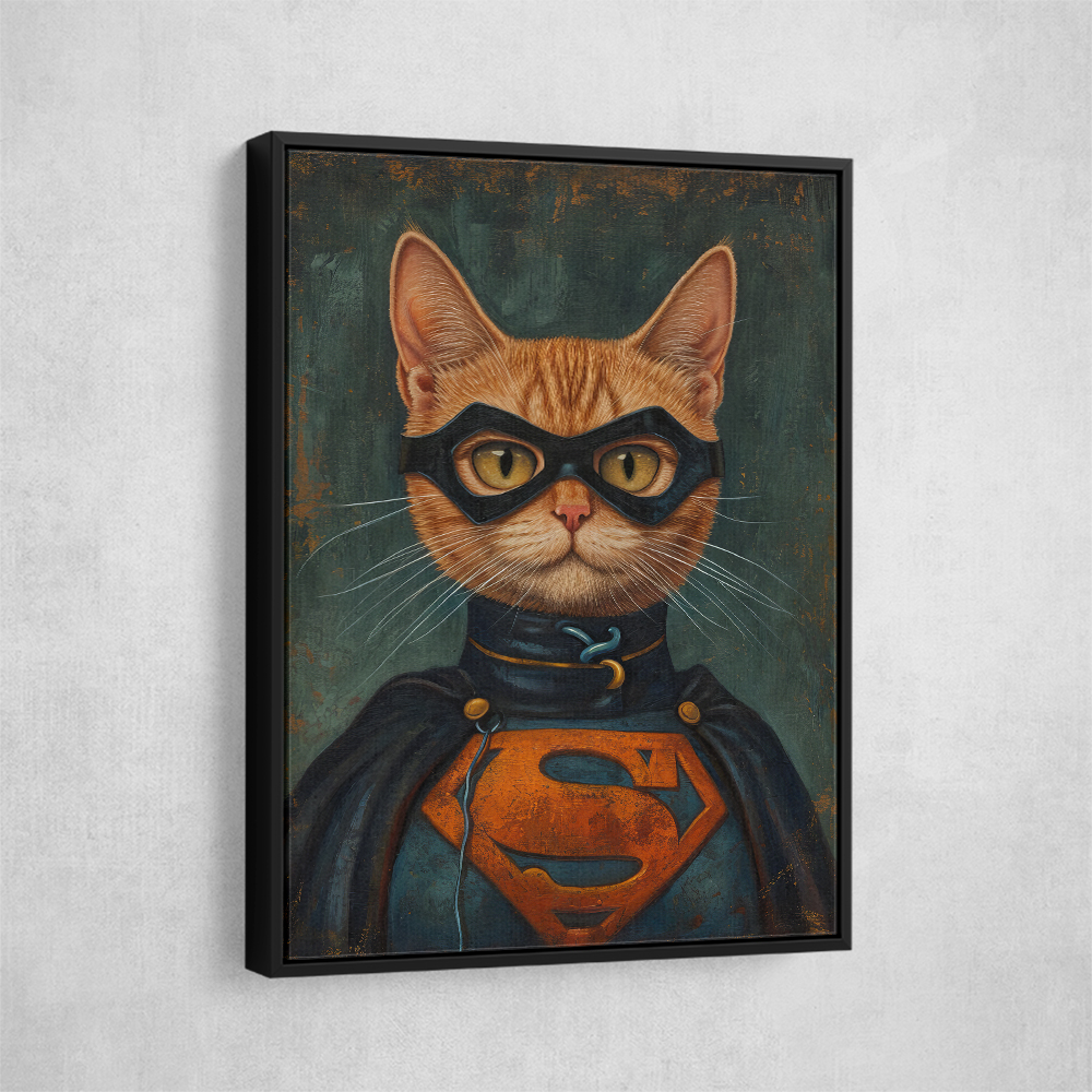 Superman Ginger Cat