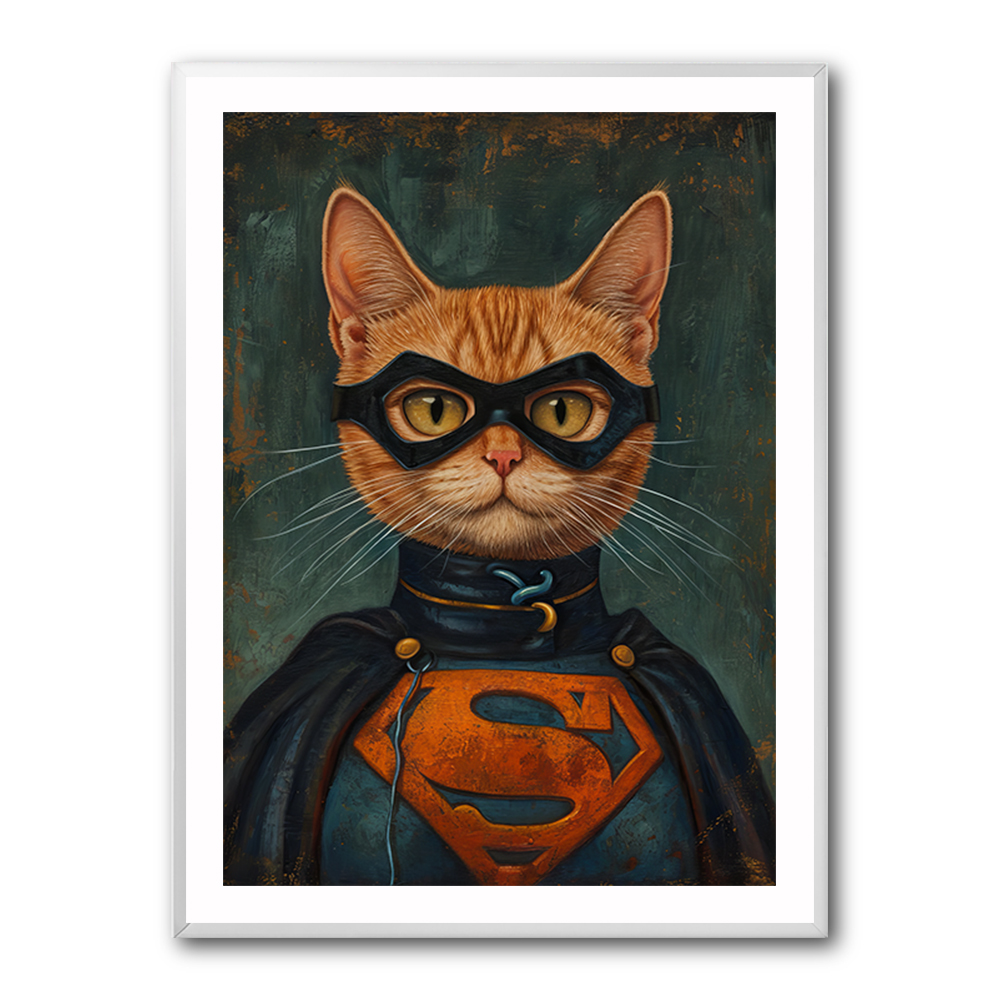 Superman Ginger Cat