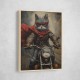 Biker Superhero Cat