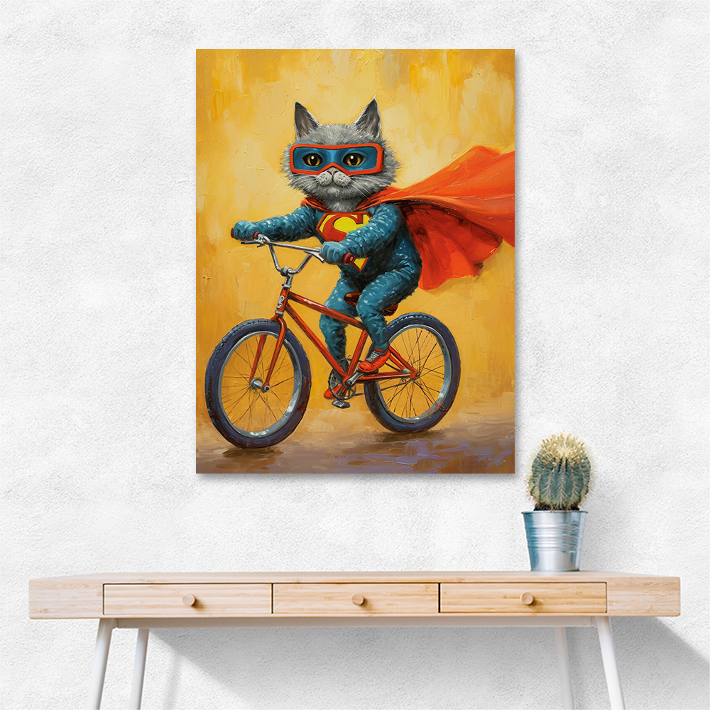 Superman Biker Cat 2