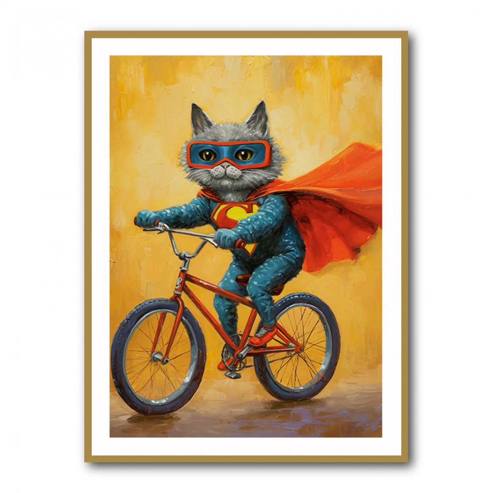 Superman Biker Cat 2