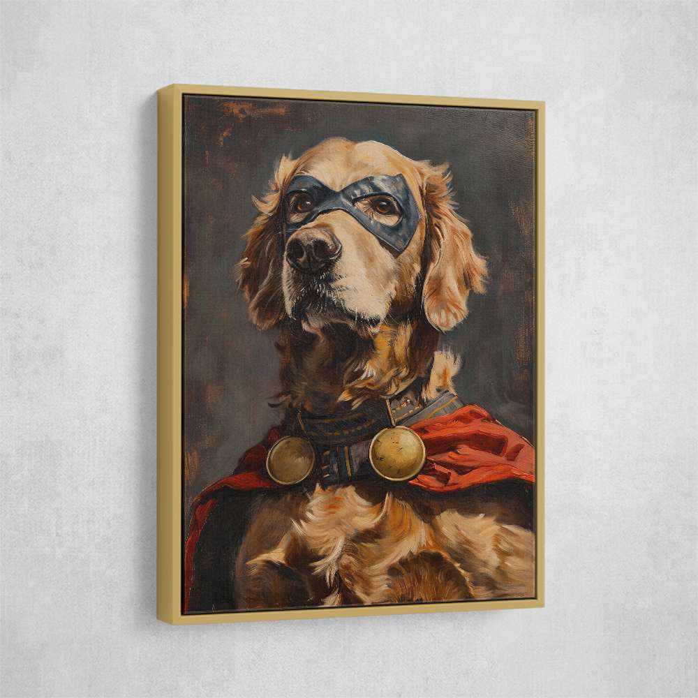 Golden Retriever Superhero 3