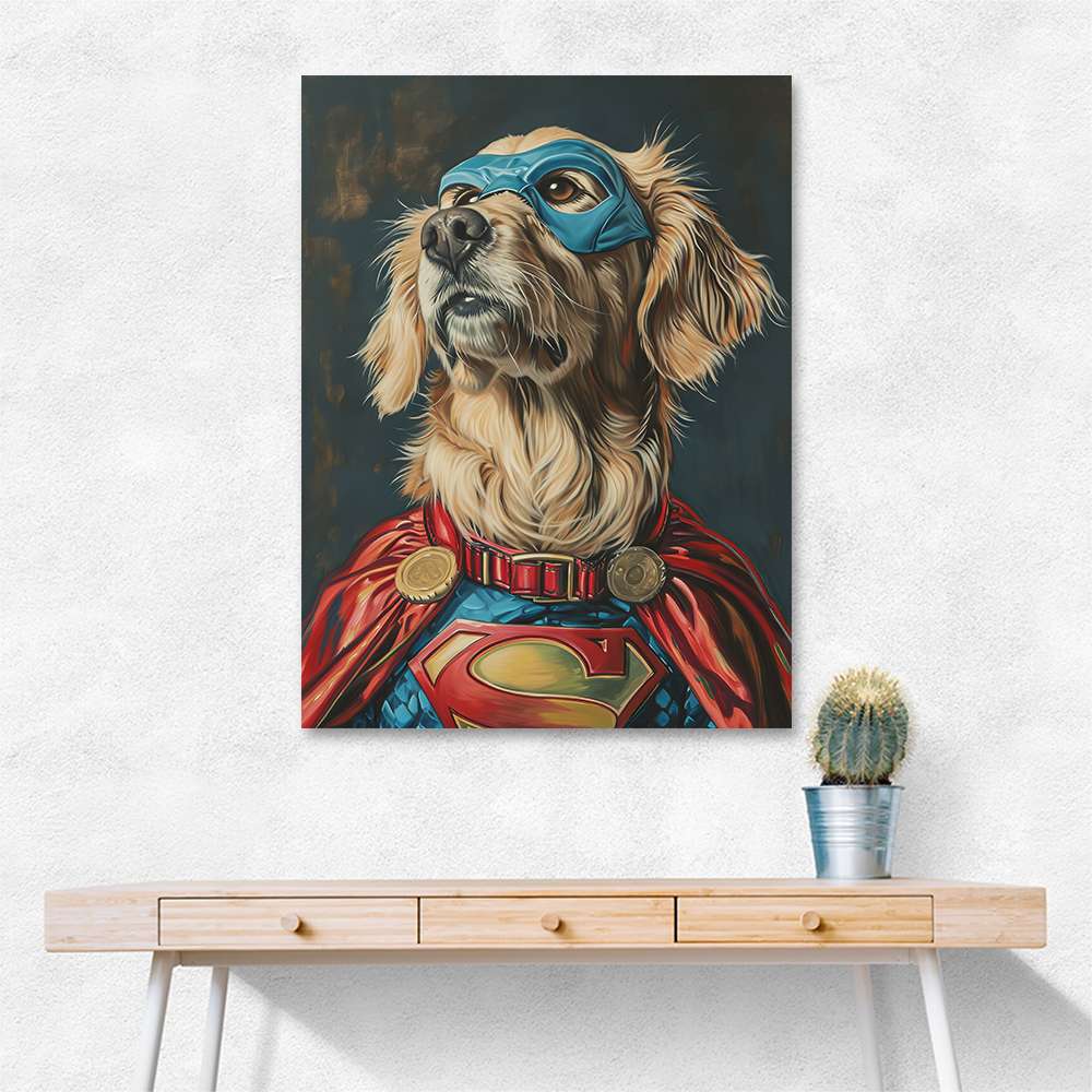 Golden Retriever Superhero 4