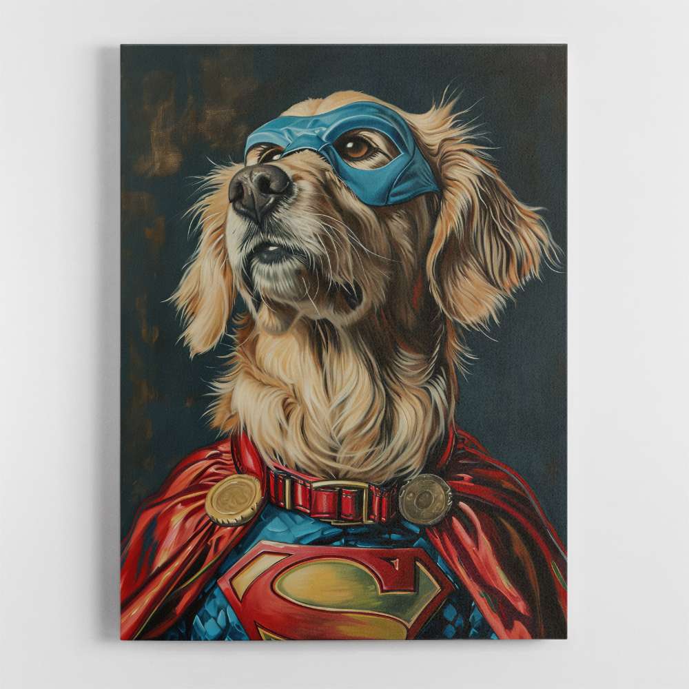 Golden Retriever Superhero 4