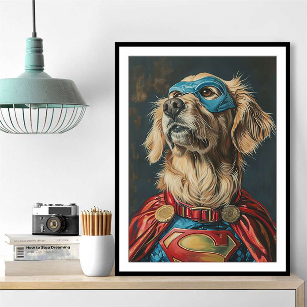 Golden Retriever Superhero 4