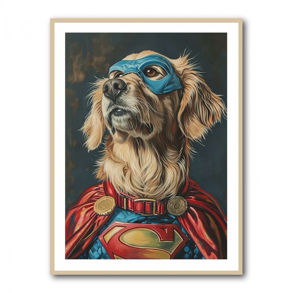 Golden Retriever Superhero 4