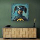 Batman Dachshund Wall Art