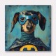 Batman Dachshund Wall Art