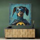 Batman Dachshund Wall Art