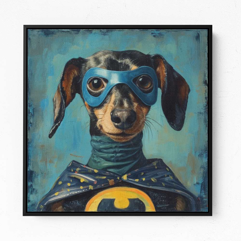 Batman Dachshund Wall Art