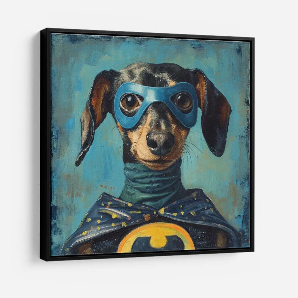 Batman Dachshund Wall Art