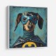 Batman Dachshund Wall Art