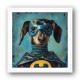 Batman Dachshund Wall Art