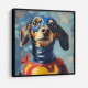 Superman Dachshund Wall Art