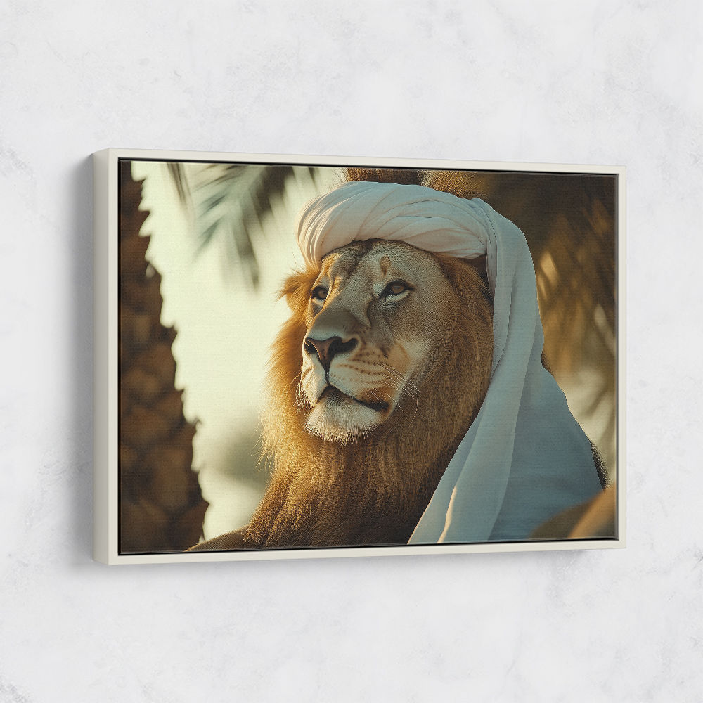 Keffiyeh Lion 2 Wall Art