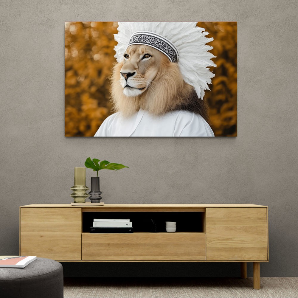 Lion Feathers 2 Wall Art