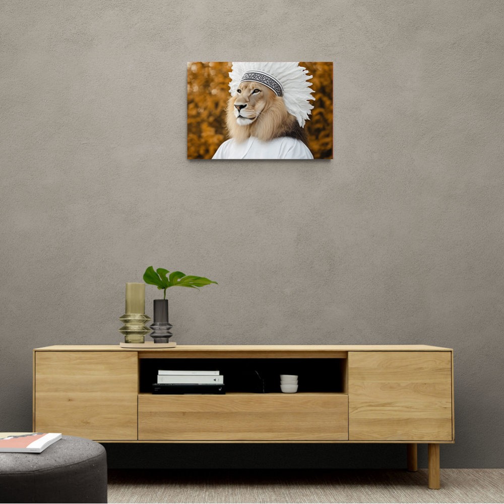 Lion Feathers 2 Wall Art