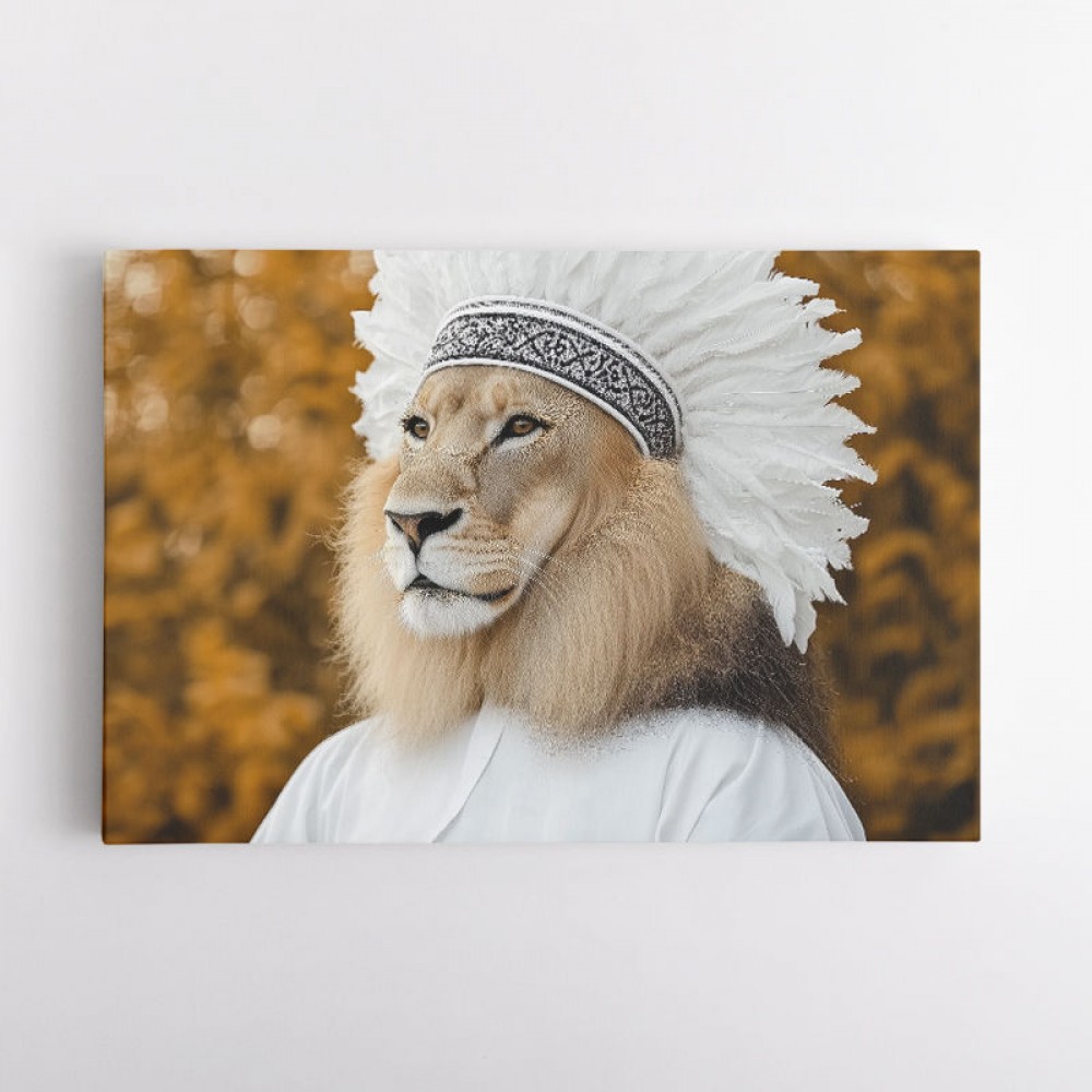 Lion Feathers 2 Wall Art