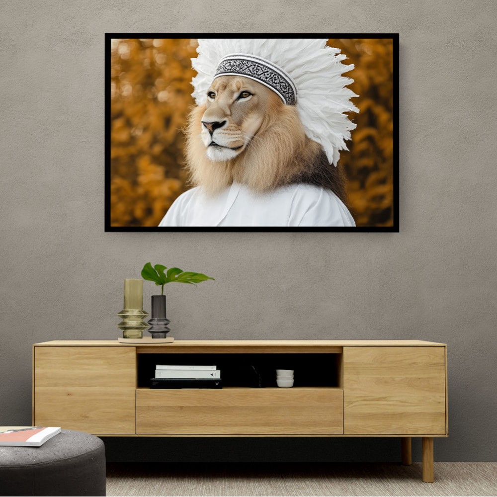 Lion Feathers 2 Wall Art